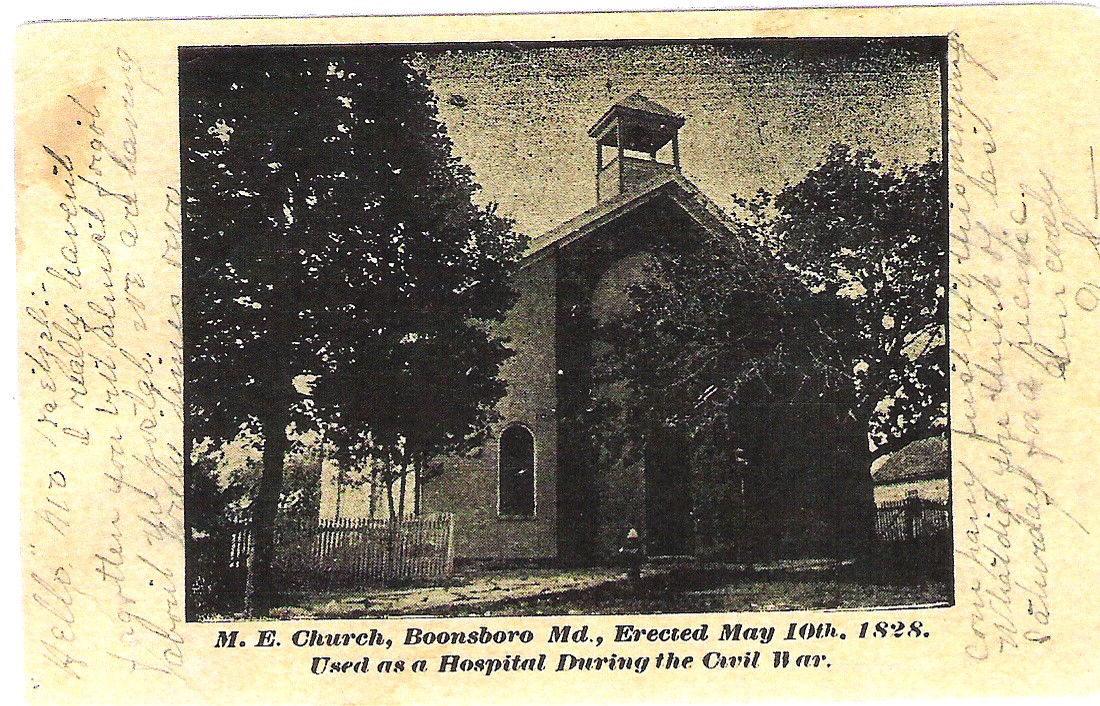 Historic photo of M.E. Church in Boonsboro