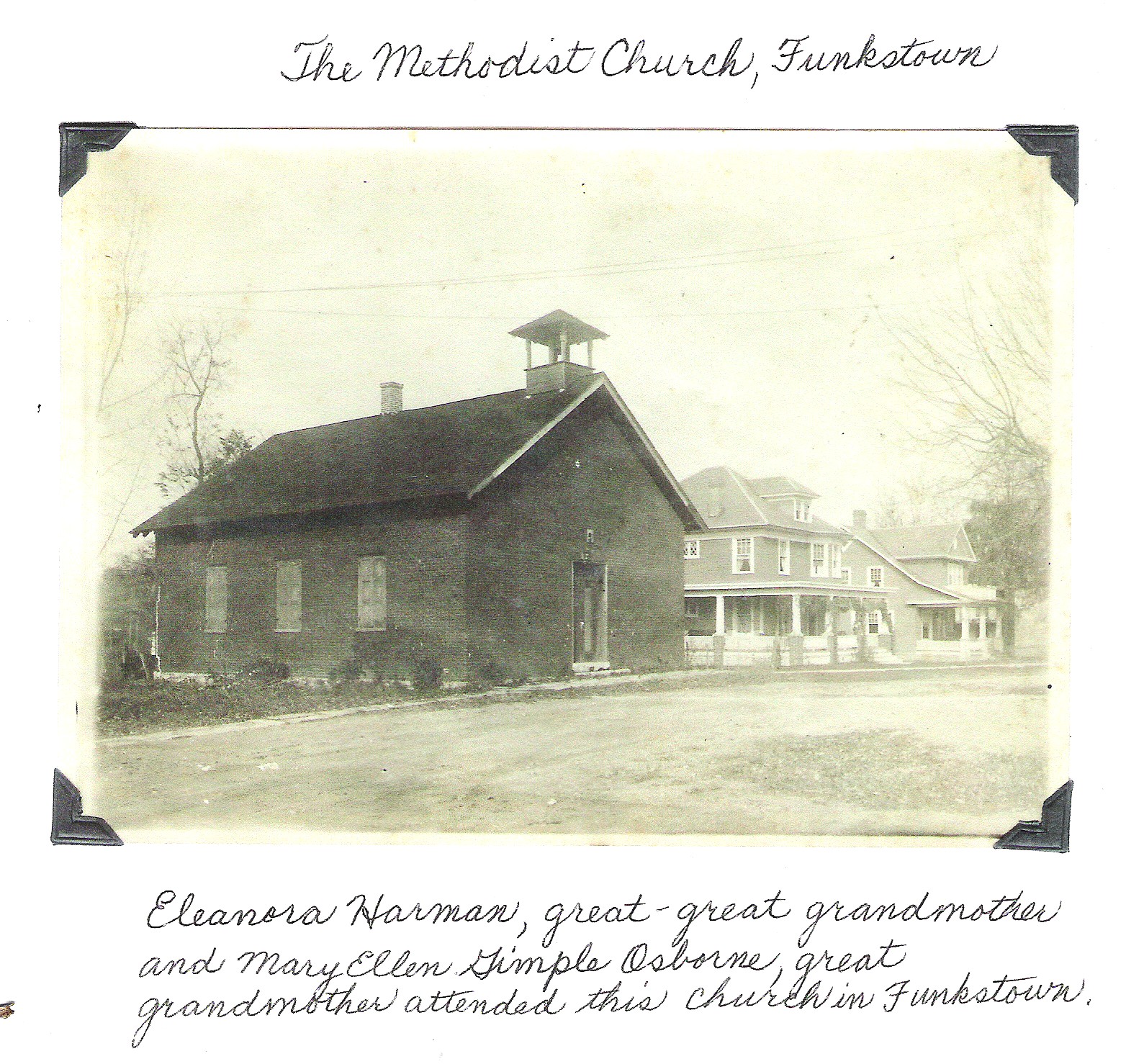 Historic photo of M.E.Church in Funkstown